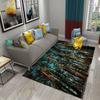 Forest Carpet Natural Landscape Rug Green Grass Rectangle Area Rugs for Adults Yoga Mats Bedroom Living Room Decor Soft Door Mat