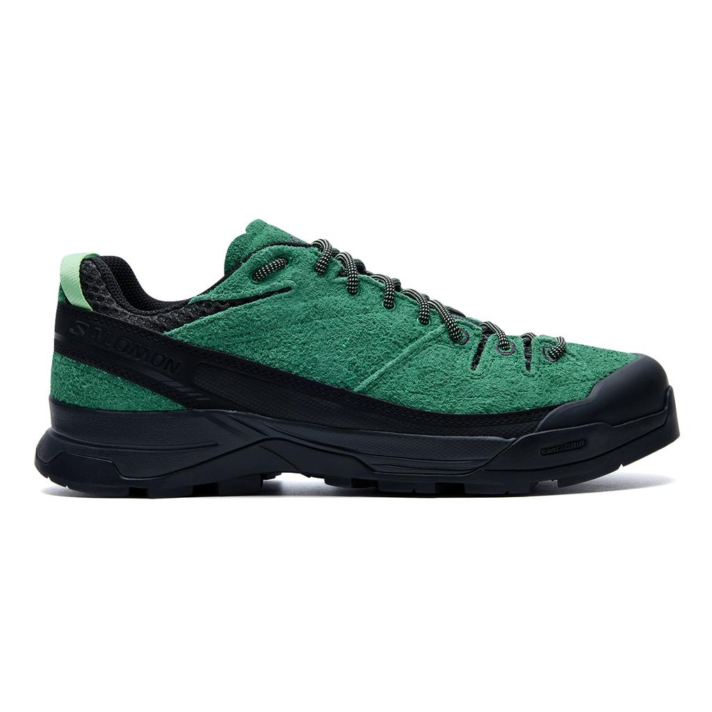 SALOMON Adidași Unisex X-ALP Piele de căprioară Verde Patină Negru Papagal L47876400