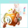 Bola Ocupada Interativa Adorável Para Bebês Cubo de Brinquedo Sensorial Educacional para Pegar