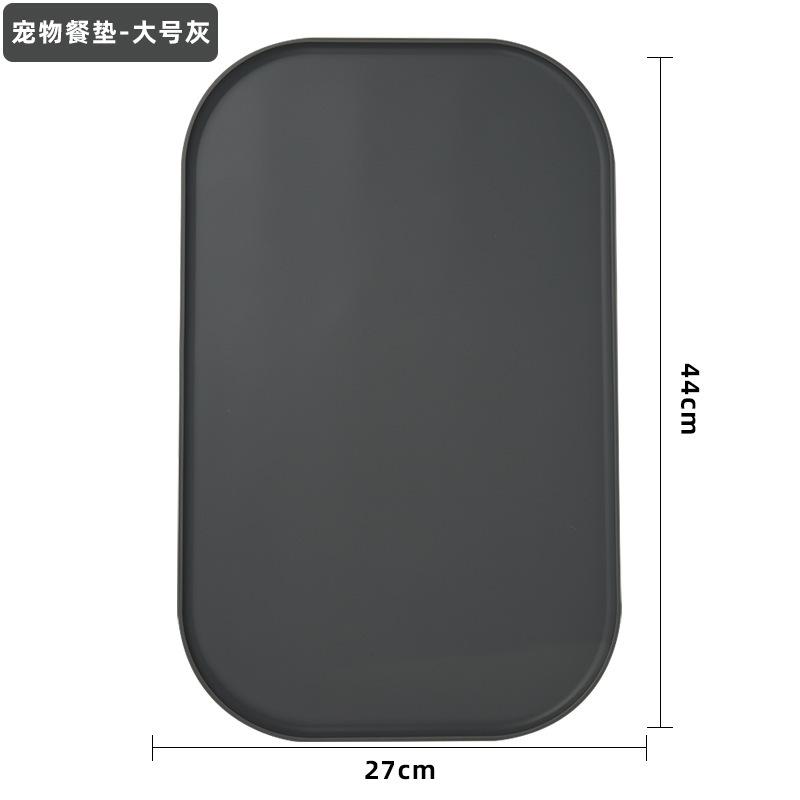 Puppy Feeding Dish Mat Silicone Pet Bowl Mat Raised Edges for Food and Water Small Keeps Floors Clean and Neat