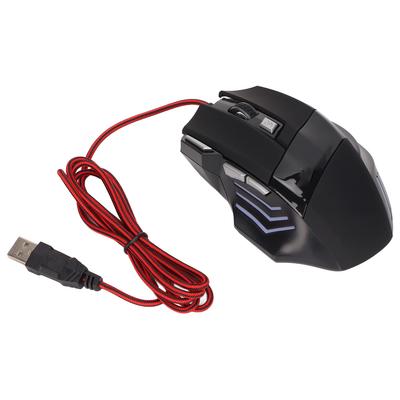 Herní myš s RGB podsvícením, ergonomický design, nastavitelné DPI, ovládání typu „plug and play“, kabelová