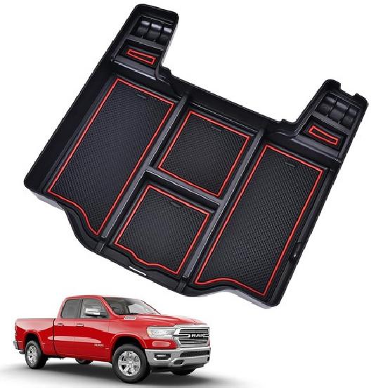 For -2025 RAM 1500 2500 Center Console Armrest Storage Box Organizer Tray