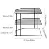 3 Lagen Geschirrabtropfgestell Küchenorganizer Eckregal Topf Ohne Bohren Aufbewahrung Tischregal Unter Spüle Aufbewahrungsregal