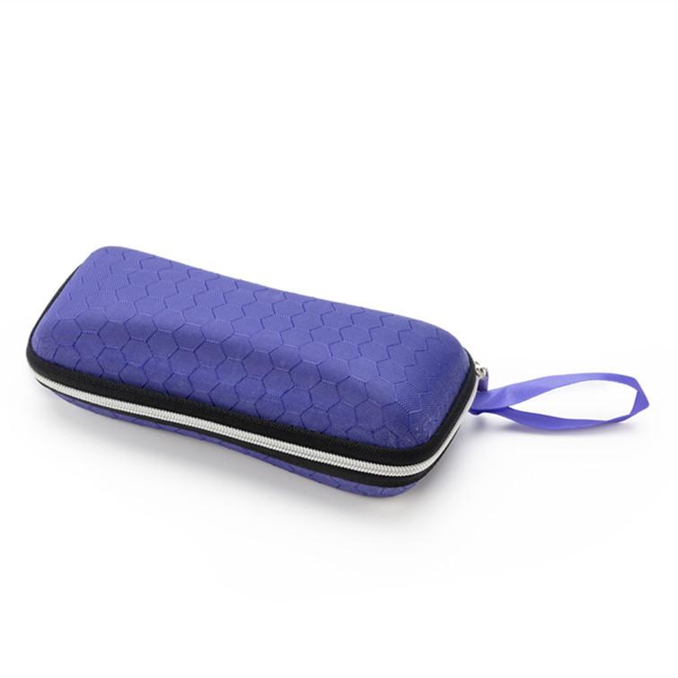 Custodia Portatile per Occhiali da Sole per Donne Uomini Scatola per Occhiali con Cordino Cerniera Custodia Copri-Protettore per Occhiali
