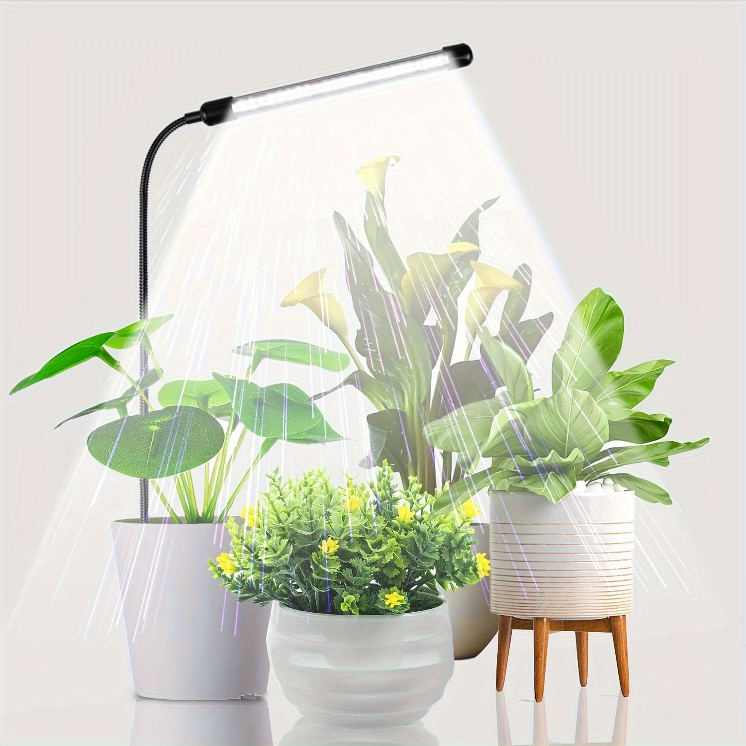 

Single tube floor-standing plant lamp with 5-level dimming 3 types of timing functions and 360° flexible rotation capability 5W білий
