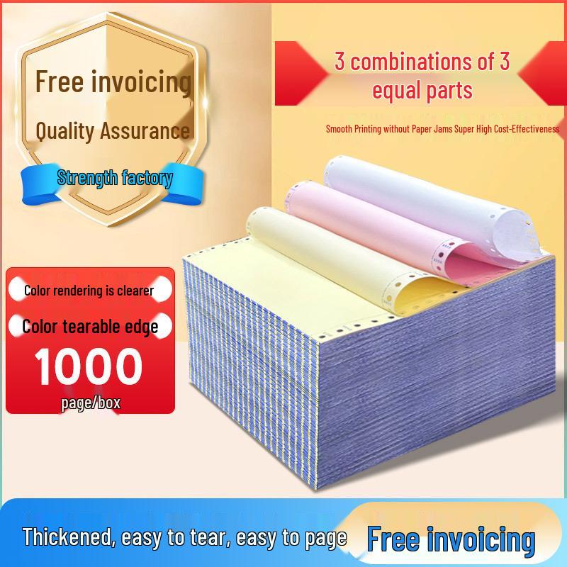 Triple & Twofold Dot Matrix Printer Paper - 2, 3, 4 Part Options