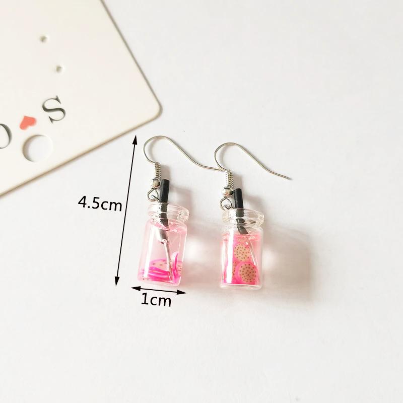 2024 New Rose Red Flower Hanging Earrings for Women Love Heart Blooming Florals Cute Lovely Female Ear Zircon Brincos New