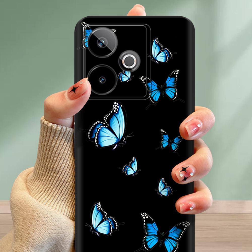 For Realme GT 7 Case Silicone Soft TPU Phone Back Cover For Realme GT 7T Case Cute Cartoon Cases For Oppo Realme GT7 Fundas Bags