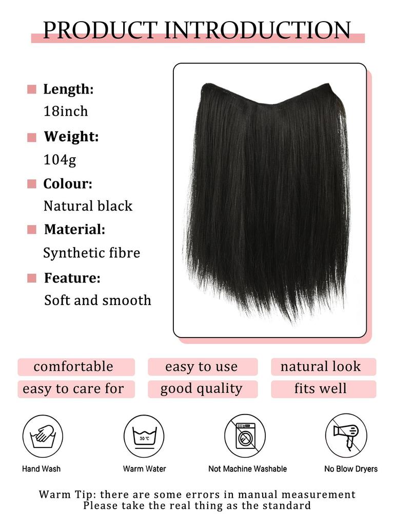 Black Clip in Hair Extensions18/24/28 Inch  Extensions Clip ins Black Clip in Extensions for Long Hair