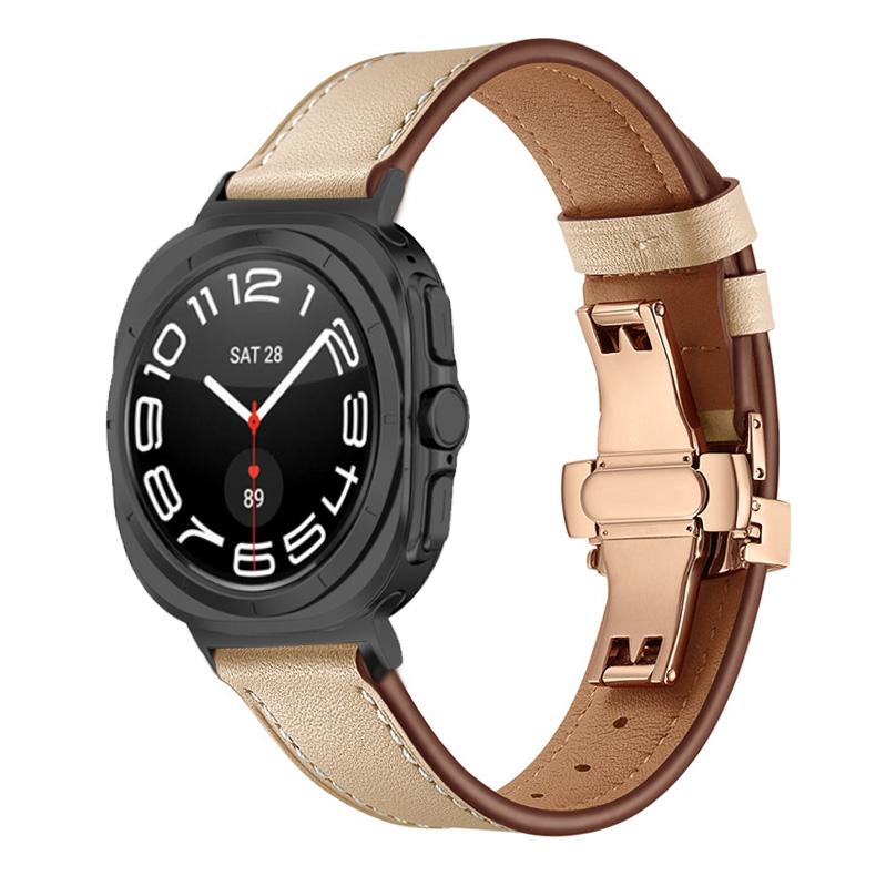 

Leather Band For Samsung Galaxy Watch 7 ultra 47mm Accessories belt correa bracelet for Samsung Galaxy Watch ultra strap 47 mm galaxy watch 7 ultra
