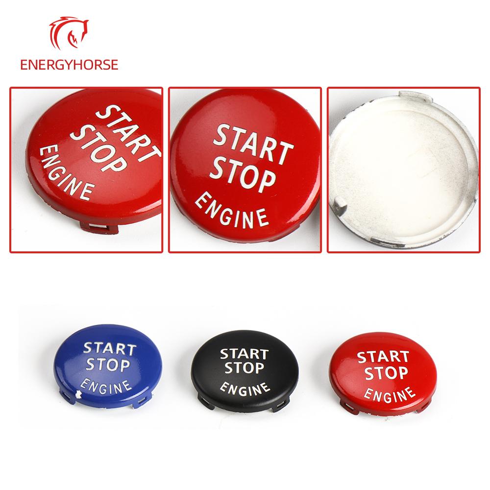 61636966714 Car Engine START Button Replace Cover For BMW X1 X5 X6 E71 3 5 Series E90 STOP Switch Key Cover Replacement