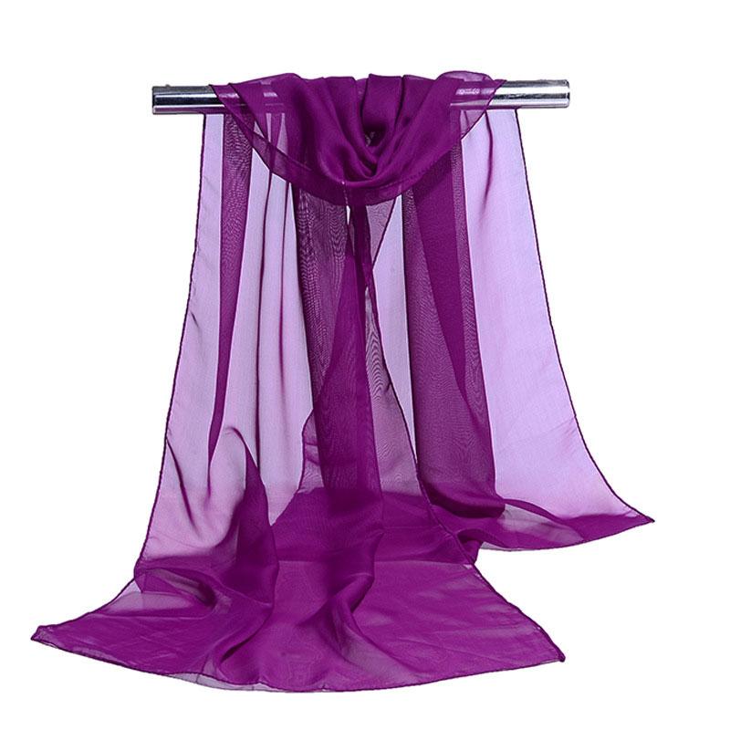 1Pc Solid Color Fashion Neck Protection Scarf Versatile Scarf Texture 160cm Shawl Long Scarf