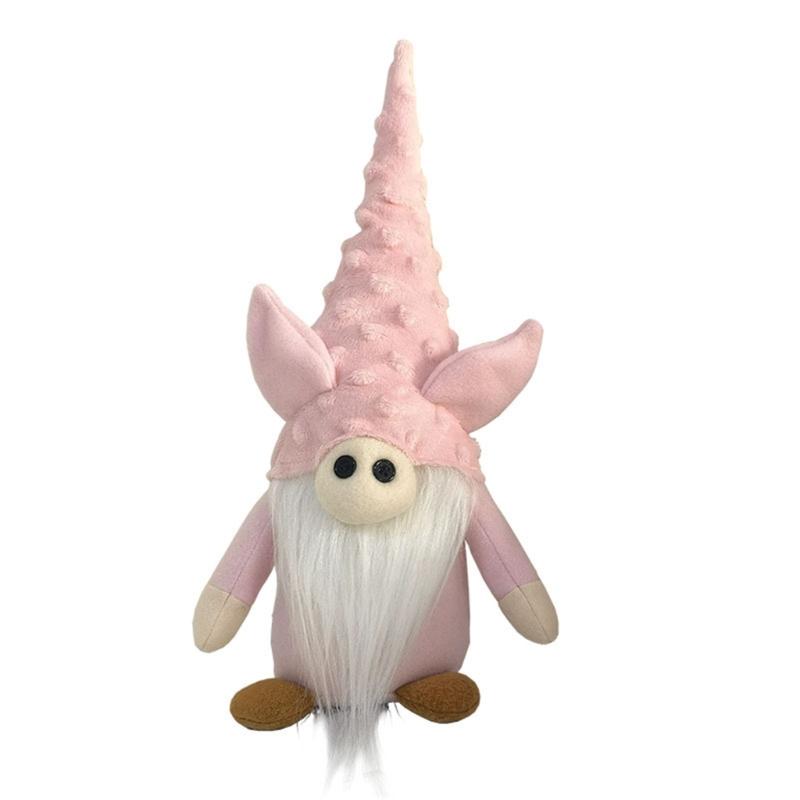 Valentine s Day Gnomes Decor Handmade Valentine s Day Gift Pink Pig themed Dolls