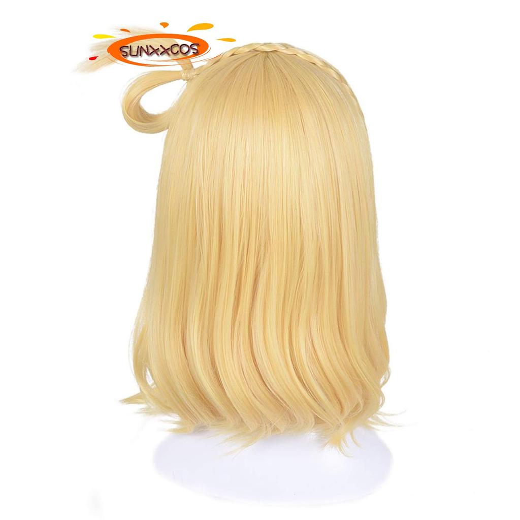 SUNXXCOS Love Live! Heat-Resistant Cosplay Wig with Net, Costume Accessory for Women, Cosplay Prop (Mari Ohara)