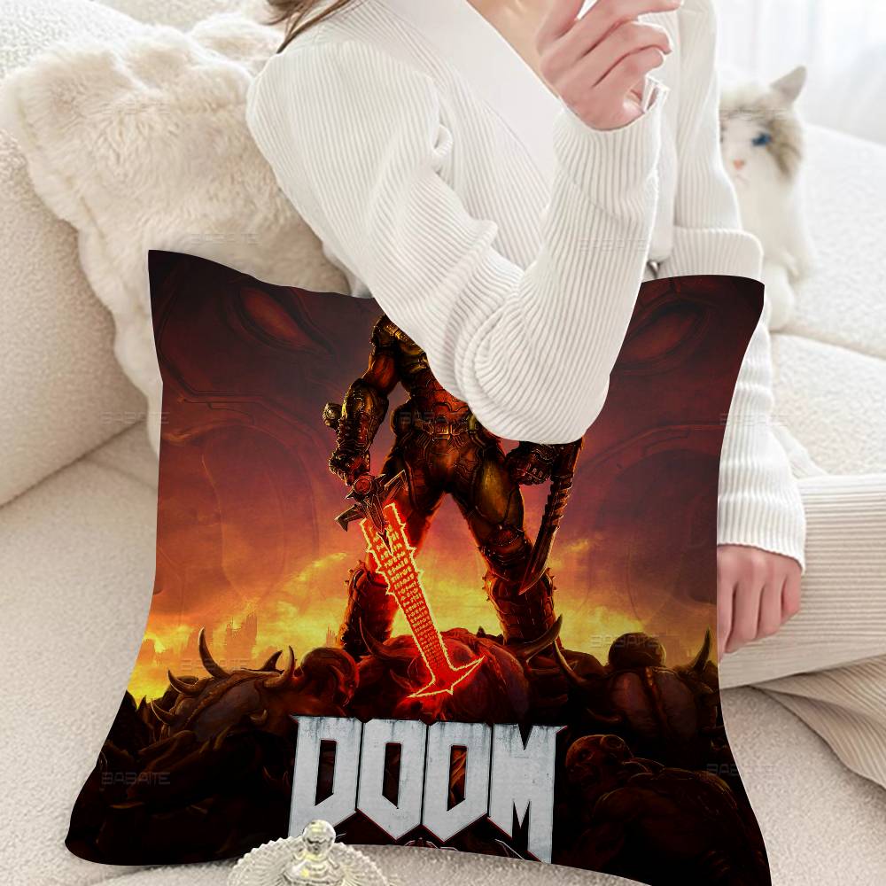 Popular Games D-Dooms Eternals Pillow Gift Home Office Decoration Bedroom Sofa Car Cushion Cover case 45x45
