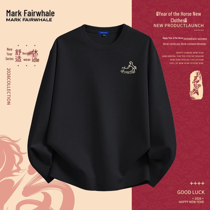 Mark Fairwhale Men's Pure Cotton Long Sleeve T-Shirt