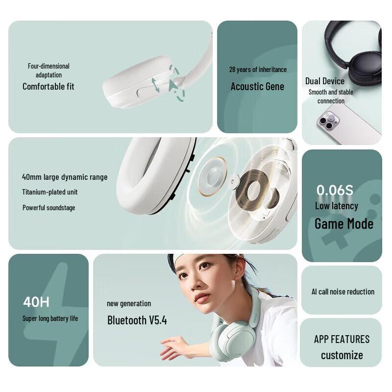 Edifier W800BT Free Over-Ear Bluetooth Headphones