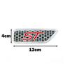 lczbn5 New 1pair 3D Aluminum Emblem ST Sport Fender Side Sticker Badge Accessories for Ford focus 2 fiesta ranger fusion mondeo mk2 mk4