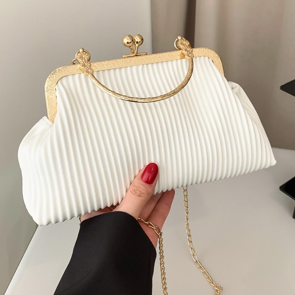 

Розкішний жіночий вечірній клатч Дизайнерська сумка Елегантні сумки з ПУ шкіри Вишукана вечірня сумка-клатч Гаманці Весільний гаманець Bolsas білий