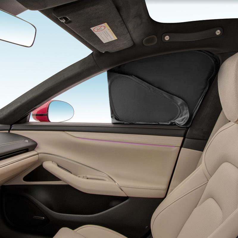 Car Black Window Privacy Sunshade For XIAOMI SU7 2024-Present Auto Anti-UV Heat Insulation Protect Cover Interior Accessory