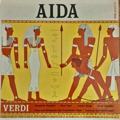 LP deska GIUSEPPE VERDI - ELIZABETH KINGDON  - Aida MMS2135 Musical Masterp Německo Klasická Použitá