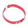 Adjustable PU Leather Choker Punk Gothic Choker Halloween Costume Accessory for Women GirlsRed