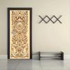 2pcs European Retro Relief Wall Decals for Living Room Entrance Background Wall Decoration Self-Adhesive Removable Classic Patte
