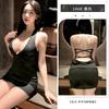 Fun Underwear Seduction Suit Neck Skirt Sexy Backless Tight Hip Wrap Role-playing System