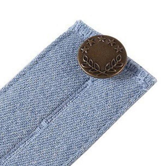 Waist Extension Buckle Button Adjustable Denim Extended Reusable Waist Adjustment Colorfast Lengthen Waist Pants Waist Extension Buckle Jeans