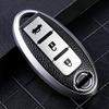 Car Key Case Cover for Nissan Leaf Micra Qashqai J11 J10 X Trail T32 Fob Versa Note Patrol Key Cover AccessoriesTPU Leather