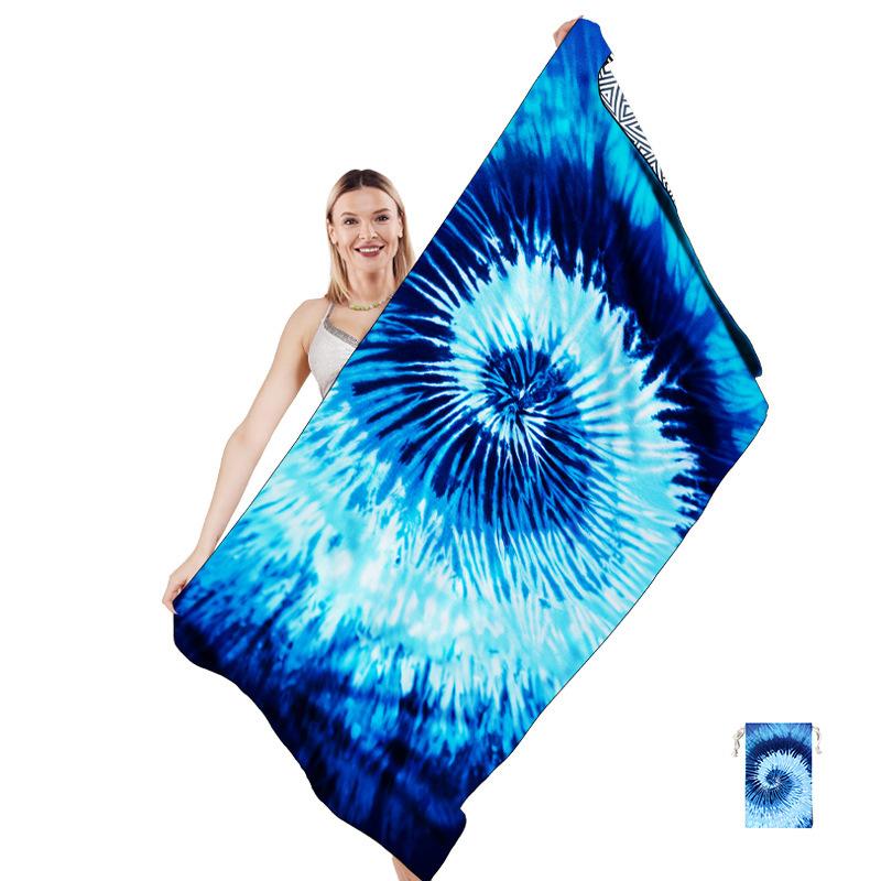 Mikrofaser Strandtuch-Sandfreie Handtücher sind Schnelltrocknend Leicht Super Saugfähig-Perfekte Pool Reise Kreuzfahrt Camping Essentials