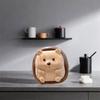 Wooden Hedgehog Statue Cartoon Interior Decoration Figurine Crafts Desktop Ornament  Cabinet