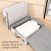 Spacious Bed Sheet Storage Container Nonwoven Materials Dustproof Cover Bedding Organiser With Detachable Lid