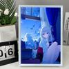21cm/8.27in Light Painting 3D Anime Wandering Witch: The Journey Of Elaina Peripherals Bedroom Desktop Display Birthday Gift Toy