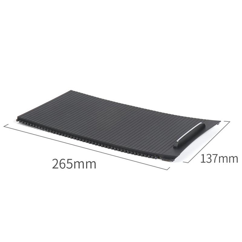 Car Center Console Sliding Shutters Cup Holder Roller Blind Cover Car-Styling for Buick Lacrosse 2009-2012 Black Beige