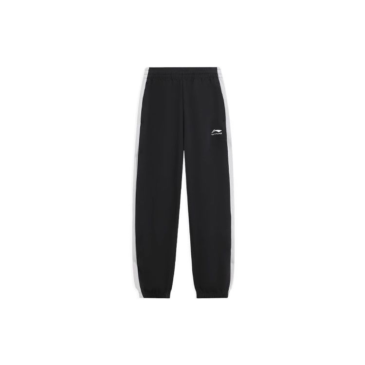 

Li-Ning Color Block Button Knit Sports Pants Men Bottoms Black AKLS481-2 M