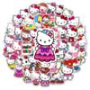 50pcs Hello Kitty Cute Stickers Waterproof Vinyl Decals Diy Decor For Phone Laptop Ipad Thermos Water Bottle Luggage Notebook