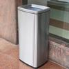 Stainless Steel Open-Top Trash Can