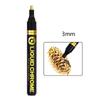 Graffiti Chrome Mirror Marker Pen Gold Silver Touch Up Marker Effective Reflective Paint Pen  Car