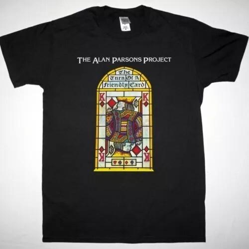 The Alan Parsons Project The Turn Of A Friendly Card 1980 Новая черная футболка Унисекс футболка XXXXL