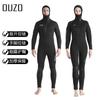 5mm Diving Suit Men's One-piece Hat Thick Warm Swimsuit Surfing Snorkeling Manufacturer