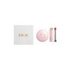 Dior Zestaw dwuczęściowy pomadek: Miękkie i lśniące podkłady w poduszce #0N 13g + Uroczy szminka #524 romantic powder 3.2g
