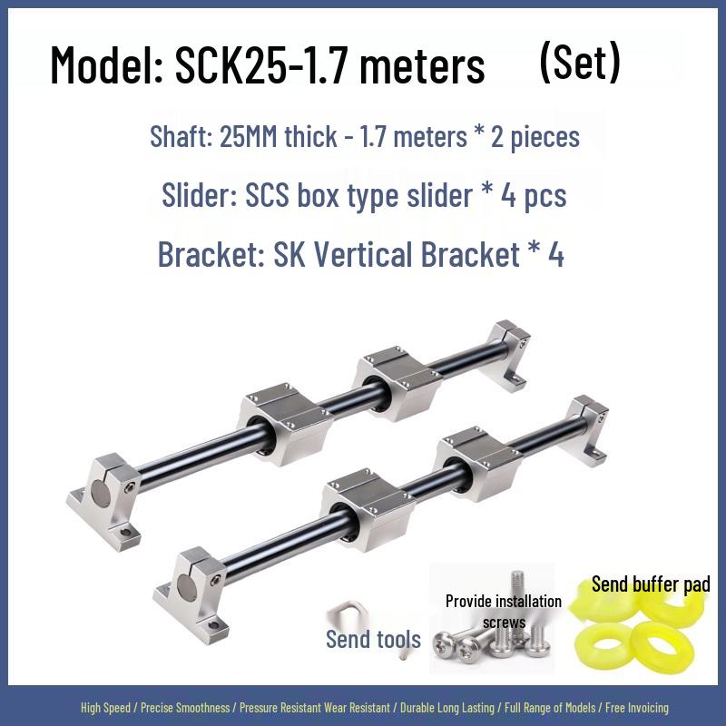 Linear Guide Sliding Table Saw Rail Set for Woodworking