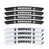 Lightweight Aluminium Alloy Wheel Hub Stickers 4Pc Portable Decor Decals Exterior Styling For Renault Dacia Scenic Laguna Twingo NN40