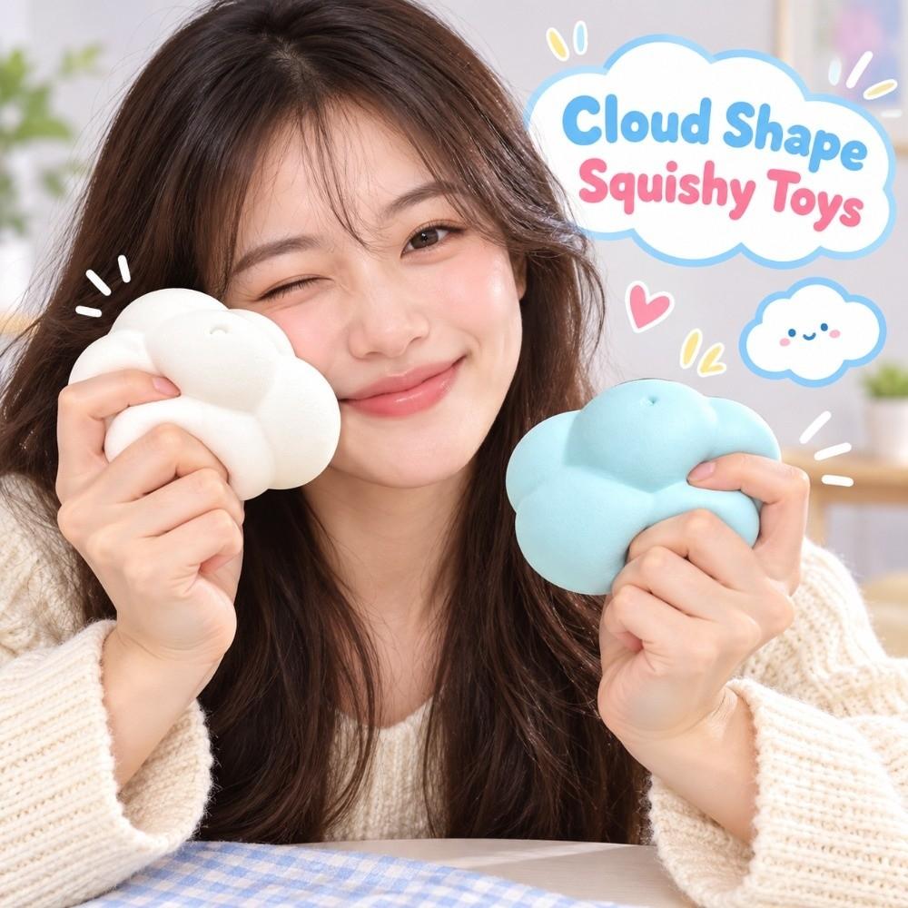 Super Soft Cloud Shape Squishy Toys Slow Rebound Slow Rising Toys Cloud Squeeze Toys  Holiday Gifts
