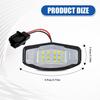 2PCS LED License Plate Light, Tag Lights for License Plate, Rear Tag Light Lamp, Car Accessories Super Bright 18-SMD LED Number Plate Lamps