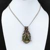 Unakite Pendant Copper Wire Wrapped Jewelry Gemstone Pendant Handmade Unakite Jewelry Copper Wire Pendants Designer Jewelry Gift For Bridal