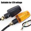 DC 12V Motorcycle Turn Signal Light Motorcycle Replacement Accessories Amber Blinker Indicator Light for 10mm Motorcycle Screw