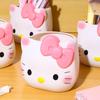 Fashionable Cartoon Cat Storage Box: Multifunctional Pen Holder & Cosmetics Organizer