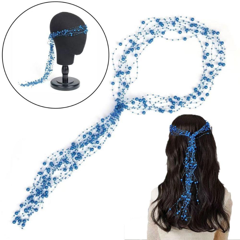 Imitation Perlen Braut Perlen Haarband Handgemacht Damen Tägliche Haardekoration Hochzeit